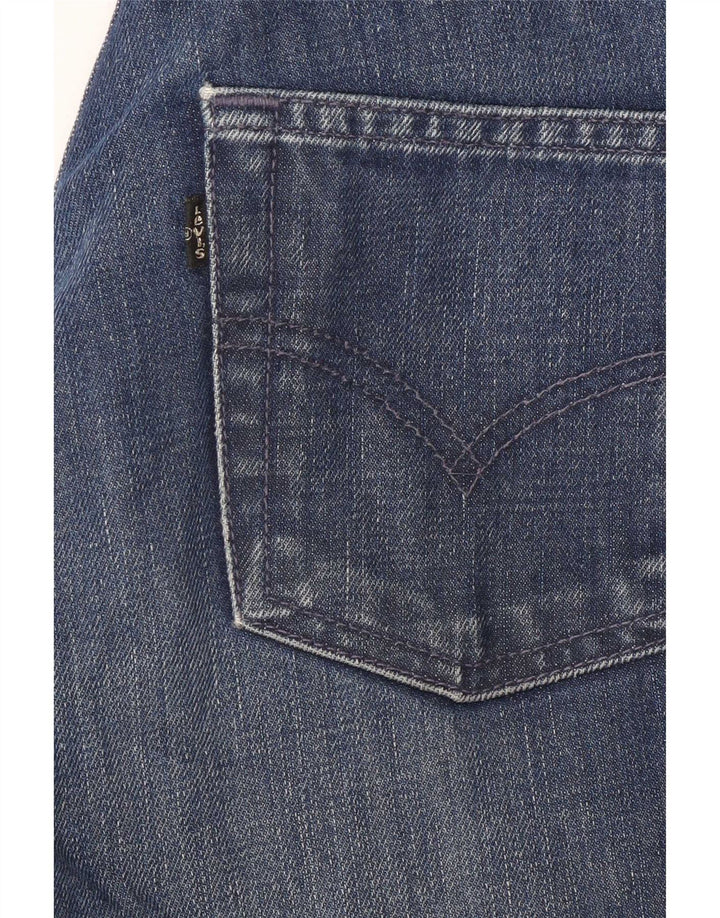 Damskie jeansy Capri Levi's W25 L20 Niebieskie bawełniane