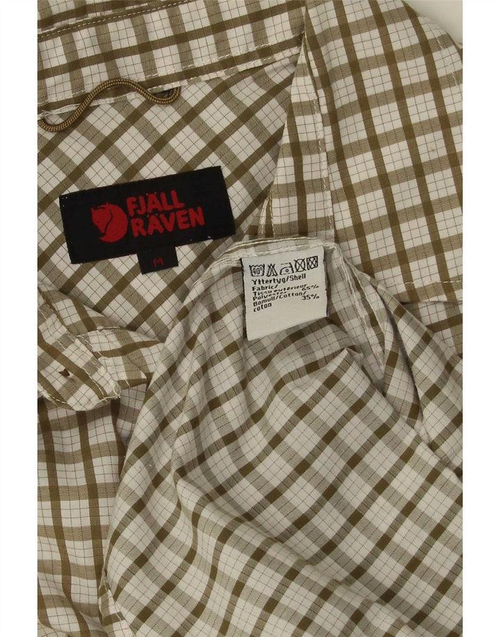 Fjall Raven Męska koszula flanelowa, średni khaki, poliester w kratkę