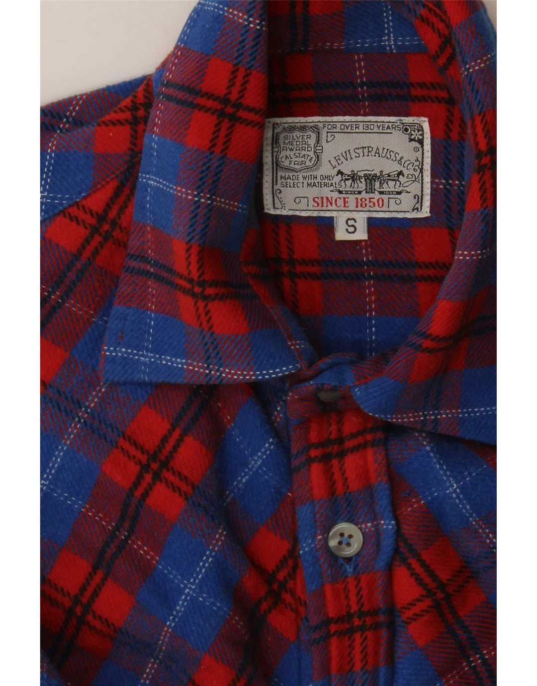 Męska koszula flanelowa Levi's w małą wielobarwną kratkę