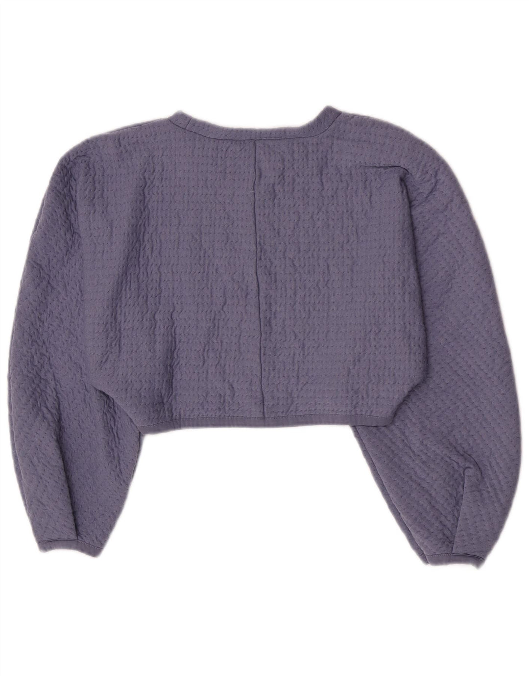 Damska bluzka Zara Crop Top UK 14, duża fioletowa