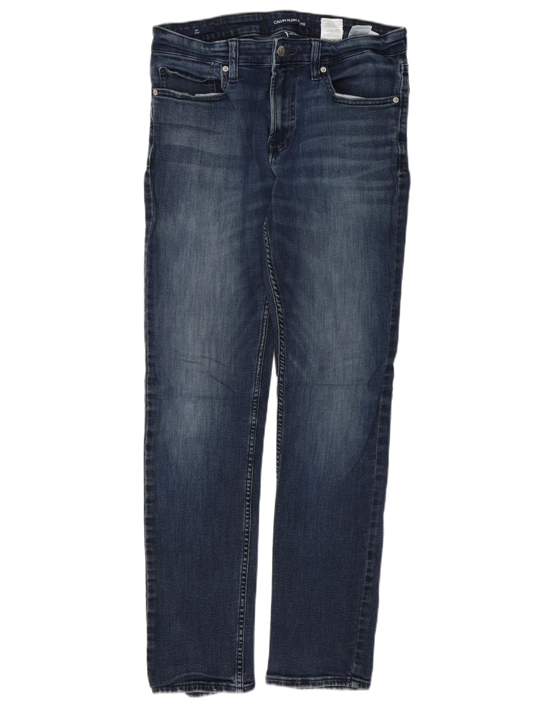 CALVIN KLEIN Męskie jeansy Etroite Slim W31 L32 Niebieskie, bawełniane