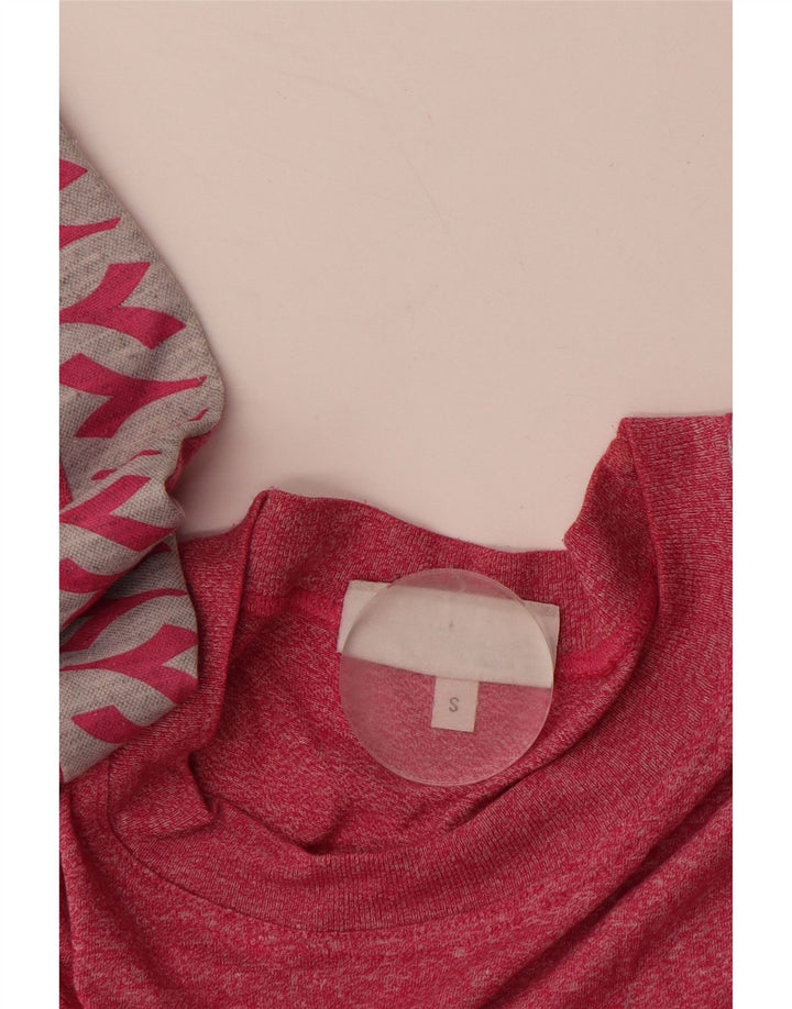 Damski dwuczęściowy zestaw oversize DIADORA z grafiką, UK 10, mały, czerwony, bawełniany