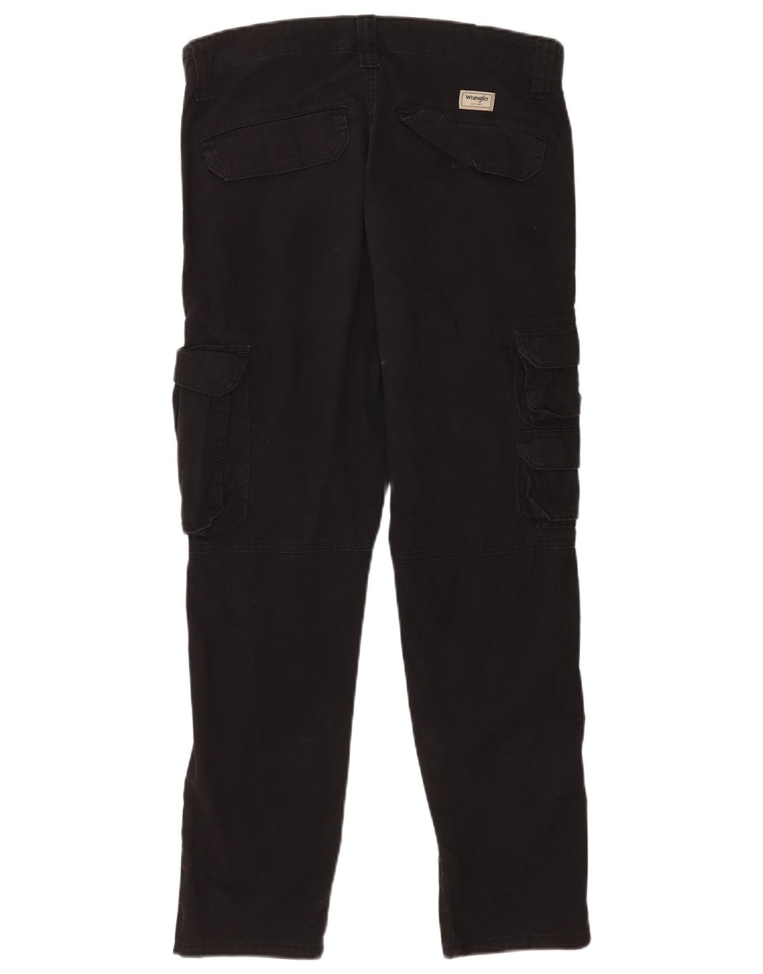 Męskie spodnie cargo Wrangler Regular W32 L30, czarne, bawełniane