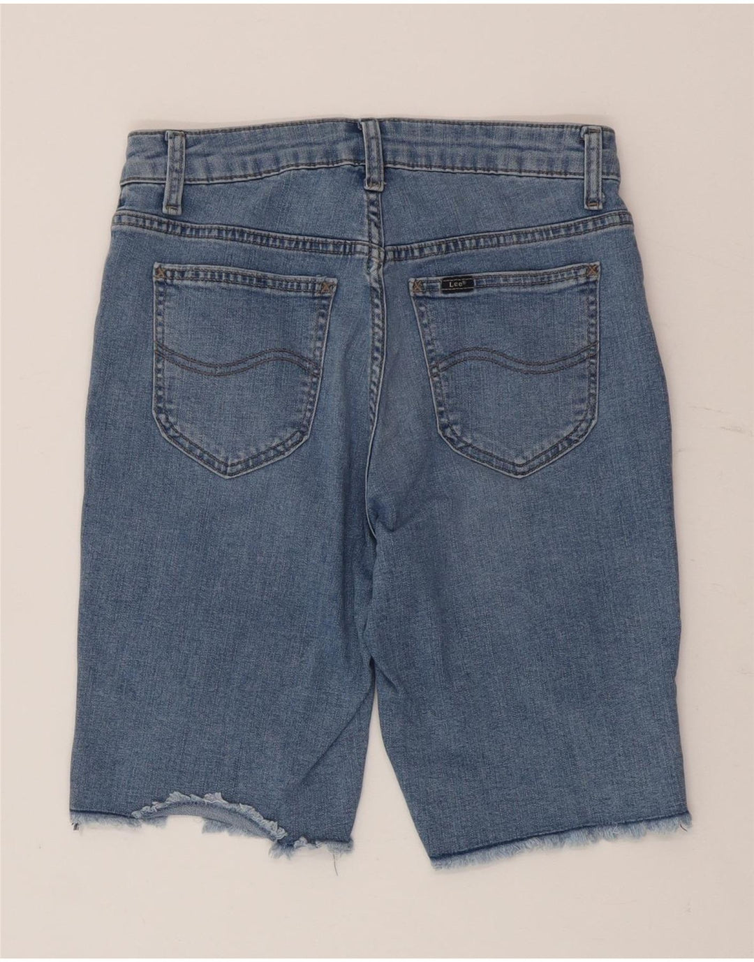 Damskie spodenki jeansowe Lee US 6 Medium W28, niebieska bawełna