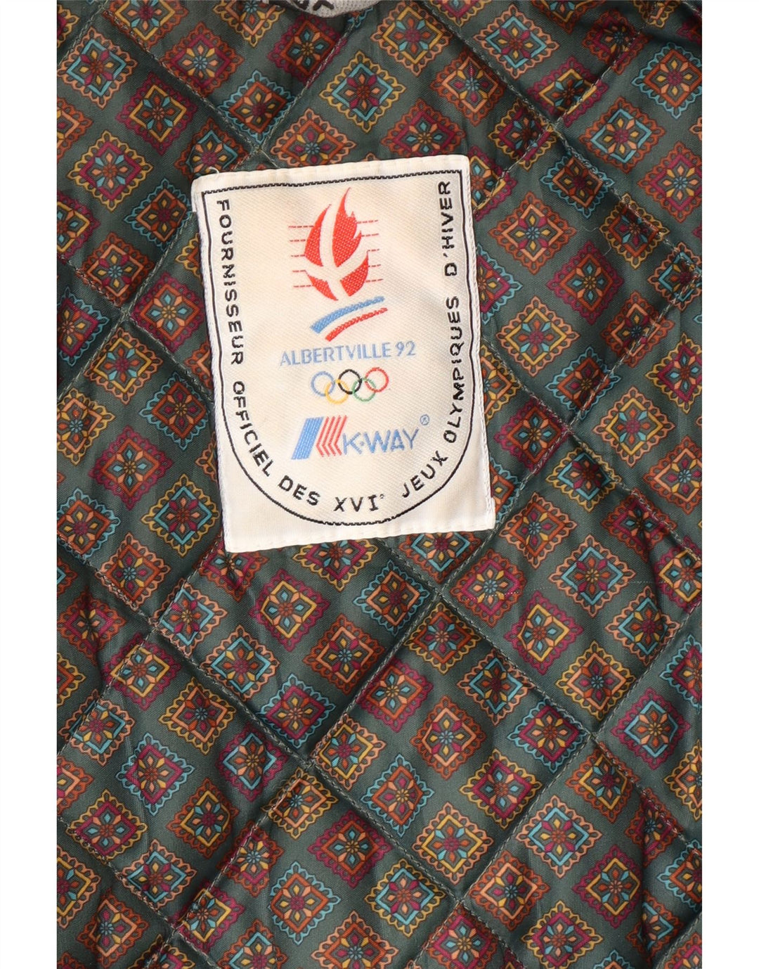 K-WAY Womens Hooded Padded Coat UK 20 2XL Grey Cotton Vintage K-Way and Second-Hand K-Way from Messina Hembry 