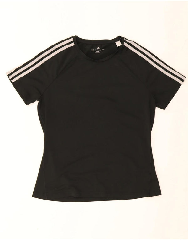 Damska koszulka Adidas Climalite Top UK 16/18, duża, czarna, poliester