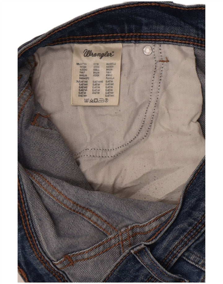 Męskie jeansy Wrangler o prostym kroju W36 L30, niebieskie, bawełniane