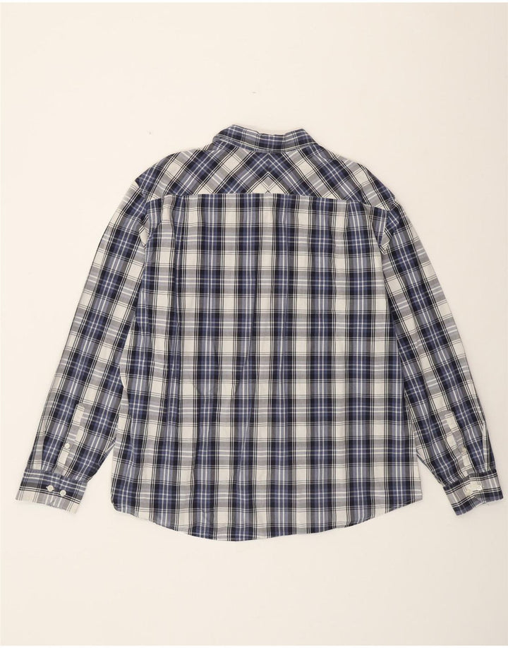 Koszula męska DOCKERS 2XL, bawełniana, granatowa w kratkę