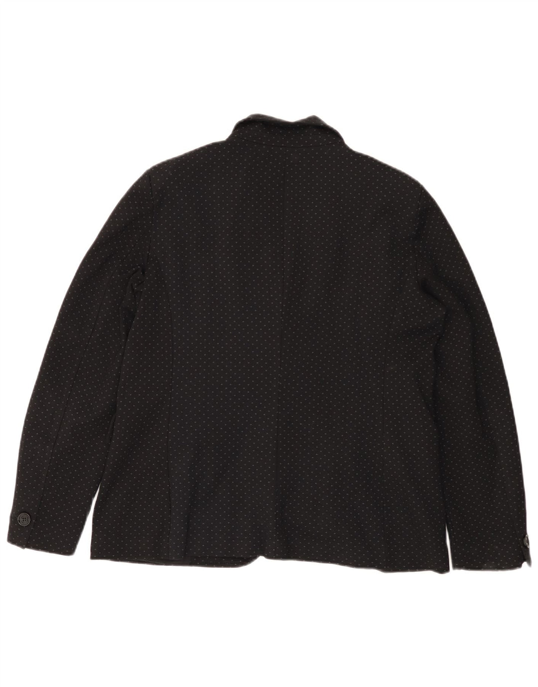 Damska marynarka zapinana na 1 guzik TRUSSARDI JEANS IT 44, średnia czarna w cętki