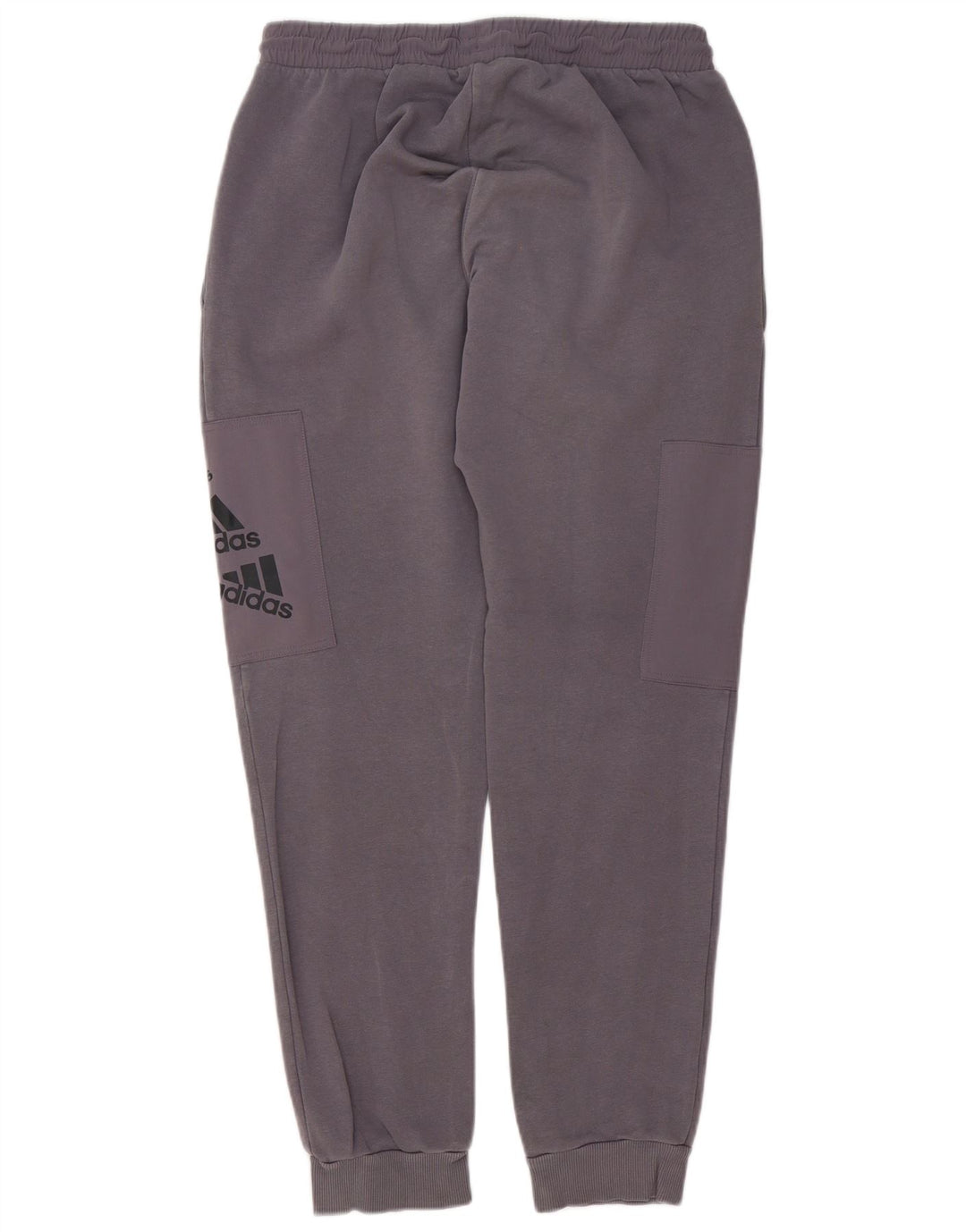 Męskie spodnie dresowe Adidas Graphic Cargo, średnioszare, bawełniane