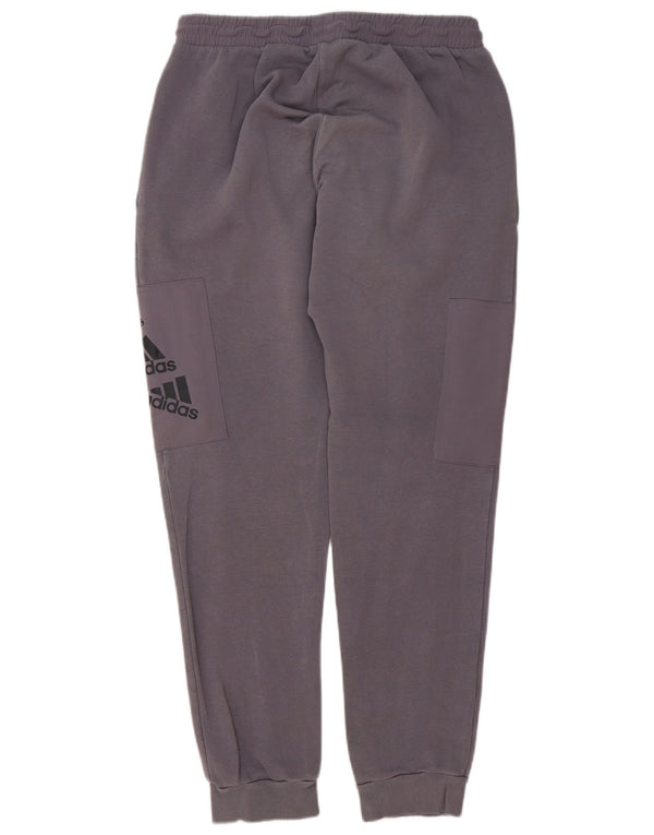 Męskie spodnie dresowe Adidas Graphic Cargo, średnioszare, bawełniane