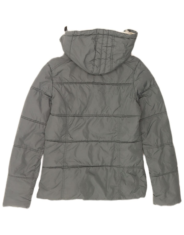 Damska ocieplana kurtka z kapturem Calvin Klein Jeans UK 6 XS, szara
