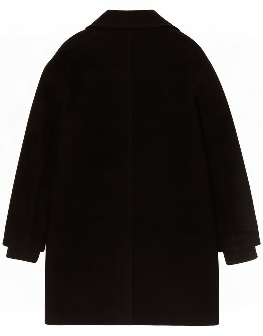 Topshop damski płaszcz oversize UK 6 XS czarny poliester