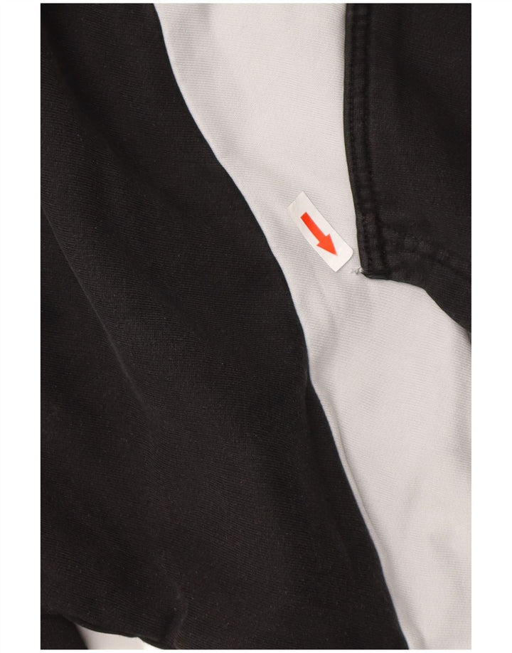 Męski sweter z kapturem PUMA, bawełna, średnia czarna, z blokami kolorów