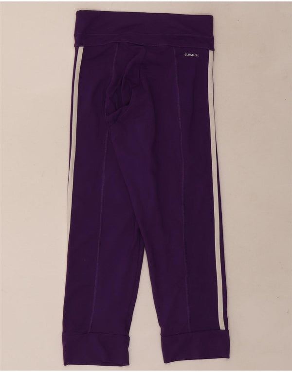 Damskie legginsy Adidas Climalite UK 0/2 2XS Fioletowy poliester