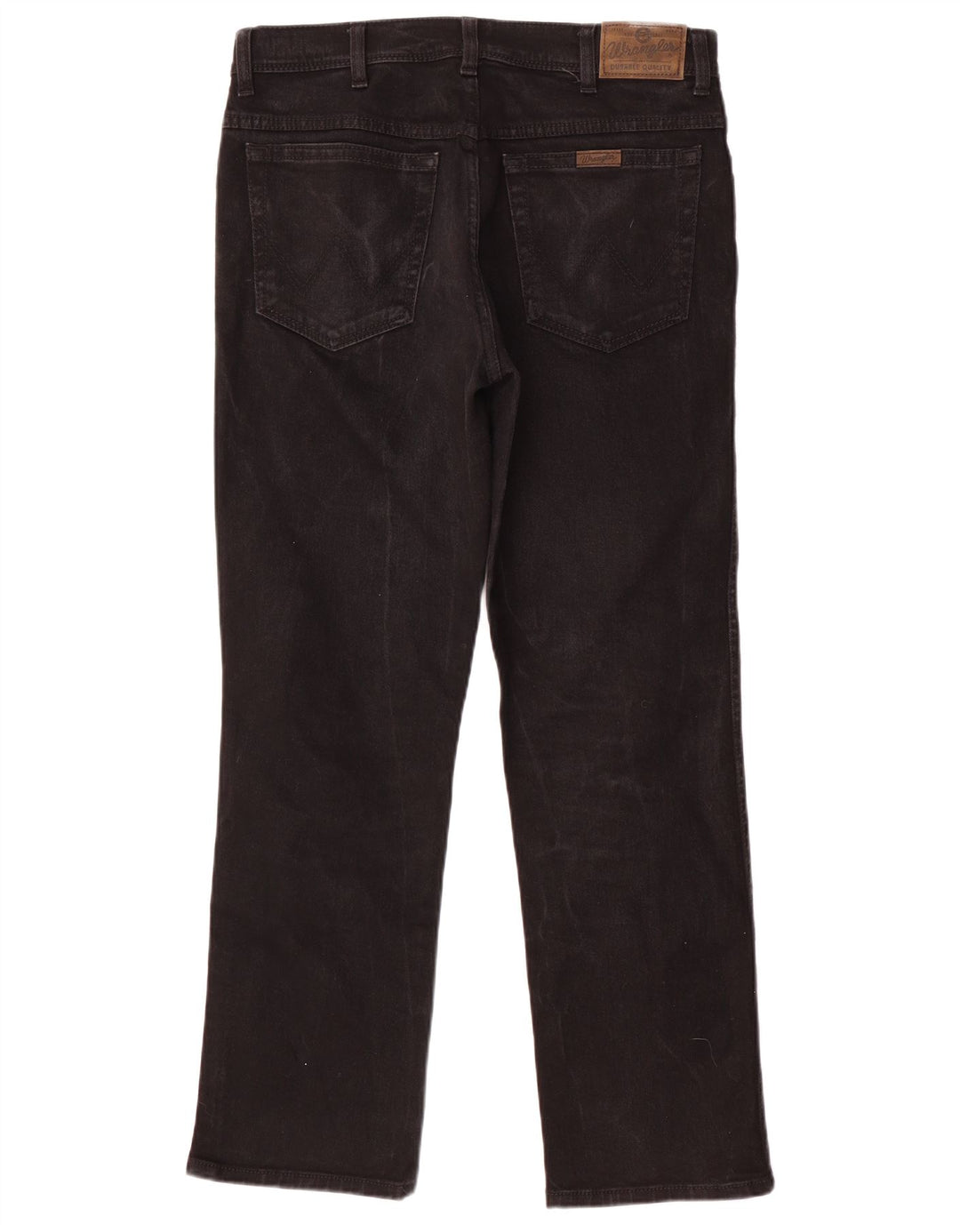 Męskie jeansy Wrangler o prostym kroju W34 L30, czarne, bawełniane