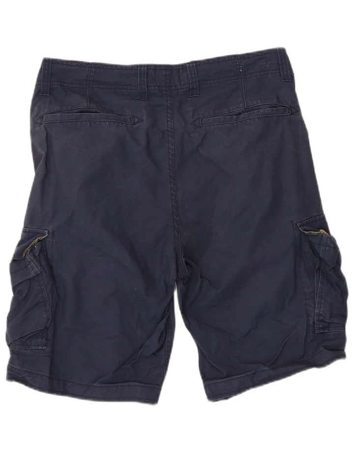 Męskie spodenki cargo Jack & Jones Comfort Fit, średnie W34, granatowe, bawełniane