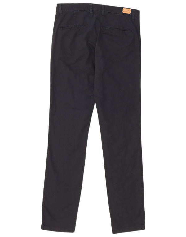 Męskie spodnie chino Zara EU 40 Medium W31 L34 Granatowa bawełna