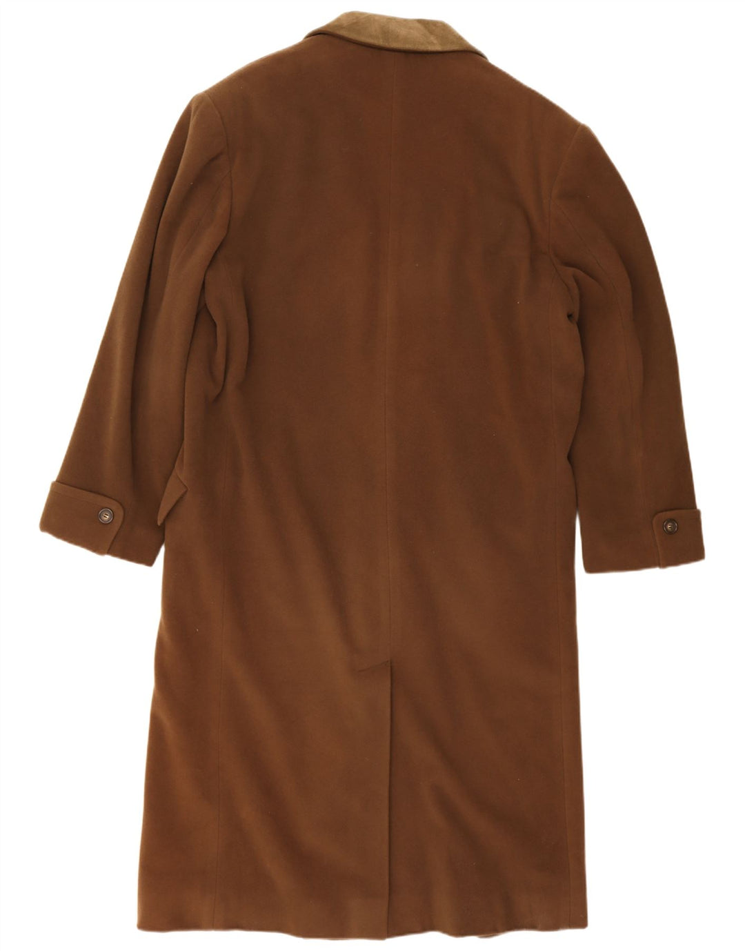 Byblos Męski dwurzędowy płaszcz IT 52 XL Brązowa wełna