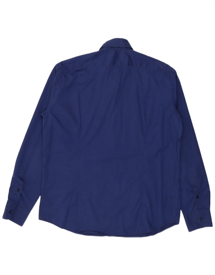 Koszula męska Trussardi rozmiar 43 17 XL Niebieska bawełna