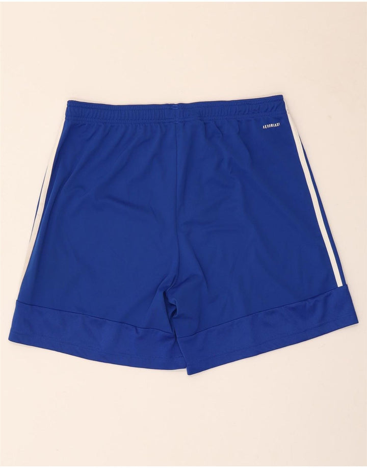Męskie spodenki sportowe Adidas Aeroready, duże, niebieskie, z poliestru