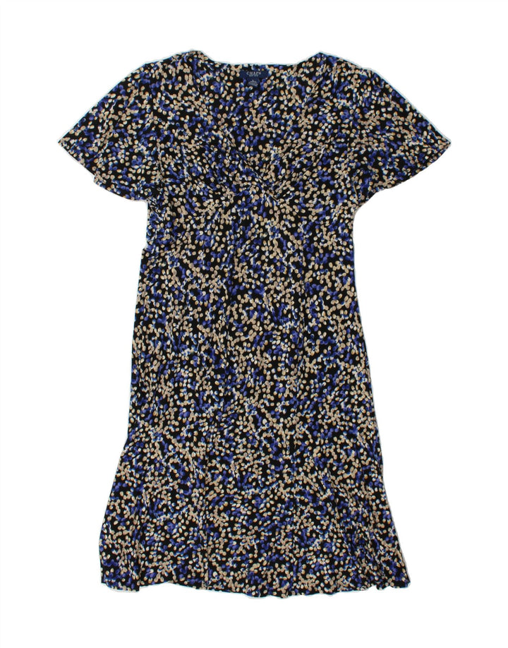 CHAPS Womens A-Line Dress UK 14 Large Blue Spotted Vintage Chaps and Second-Hand Chaps from Messina Hembry 