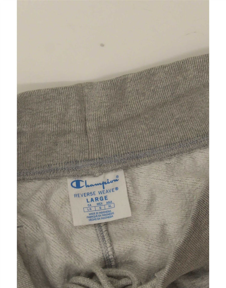 Męskie spodenki sportowe Champion Reverse Weave, duże, szare, bawełniane