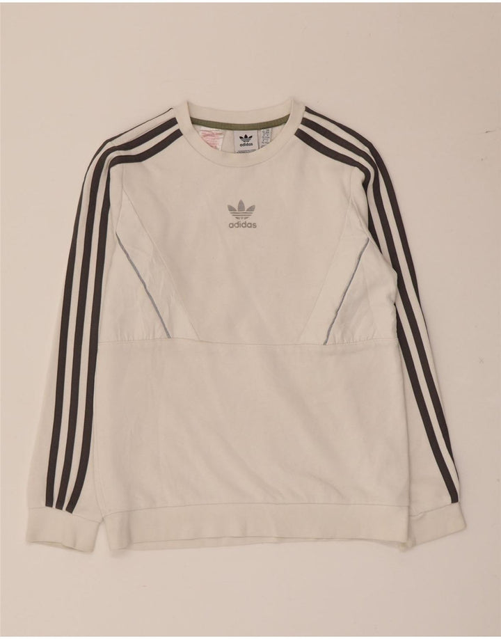 Bluza chłopięca Adidas 11-12 lat, biała bawełna