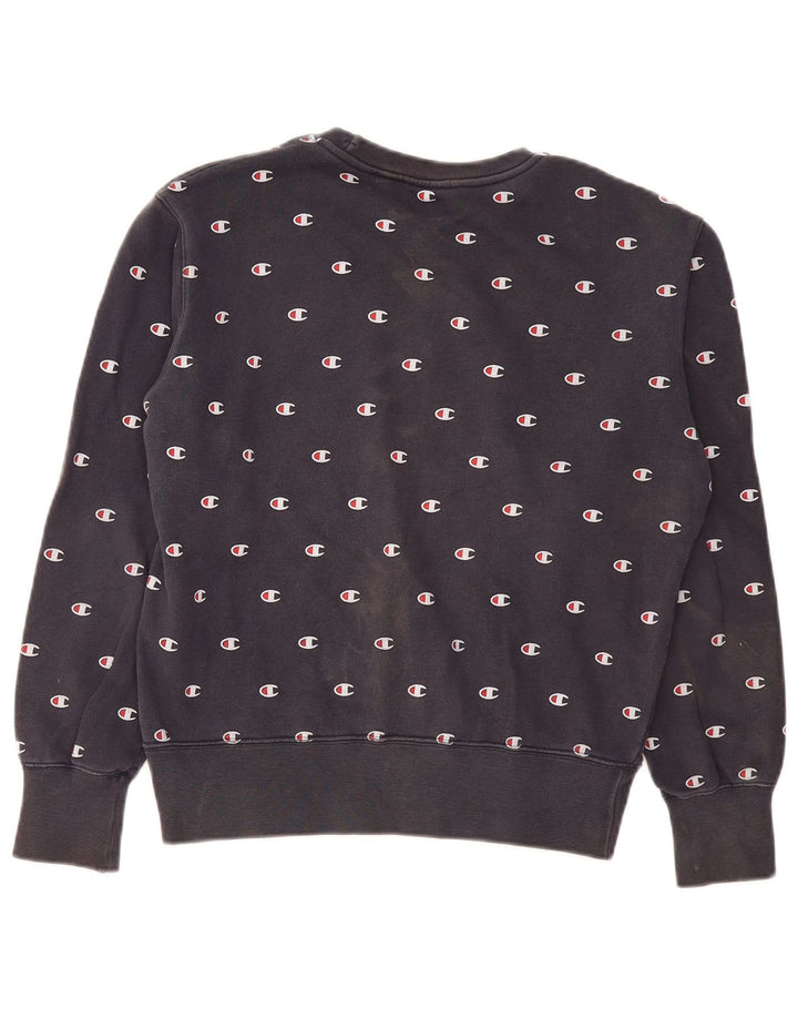 Damska bluza Champion Oversize Graphic Jumper UK 10 Small Black