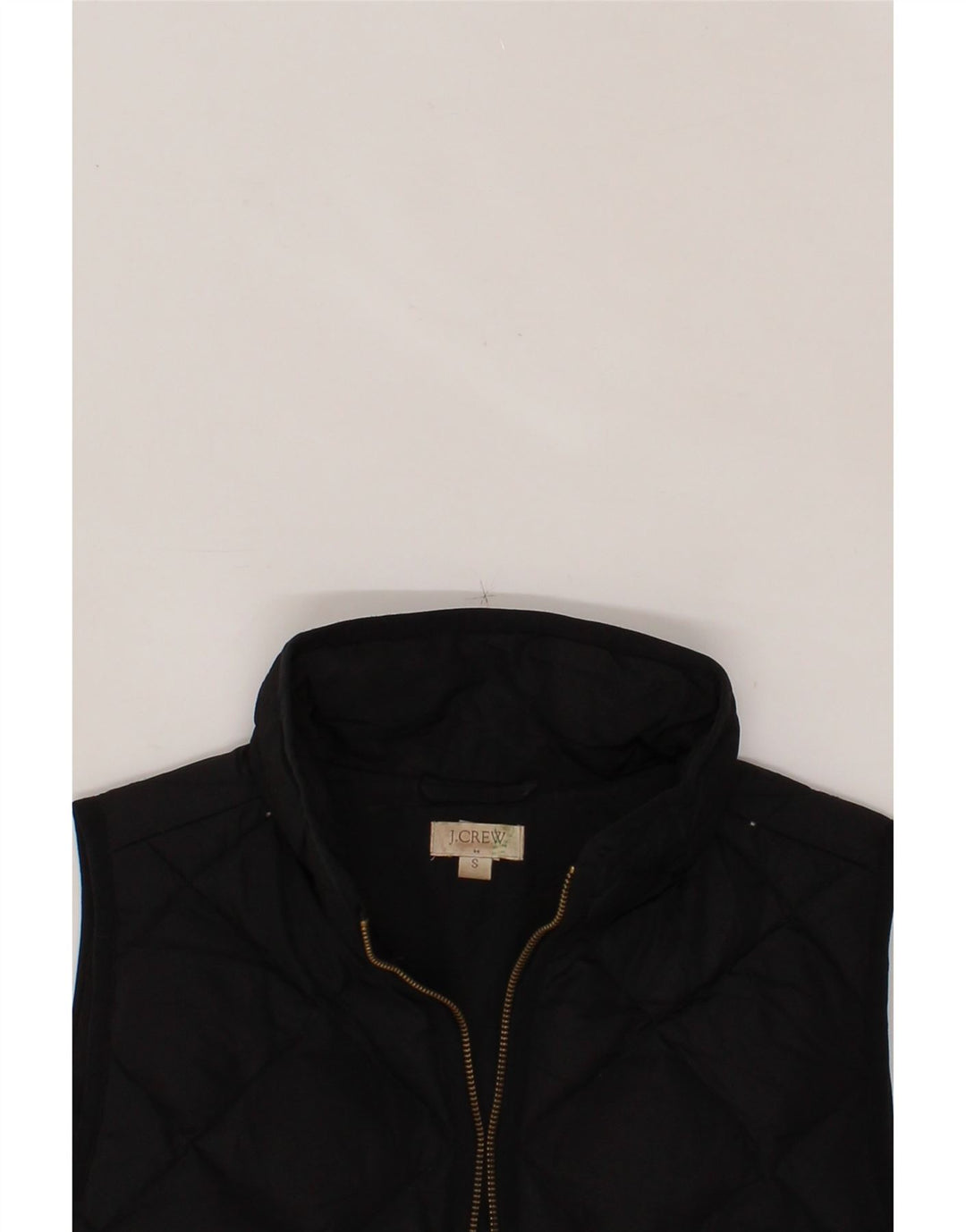 J. CREW Womens Padded Gilet UK 10 Small Black Polyester Vintage J. Crew and Second-Hand J. Crew from Messina Hembry 
