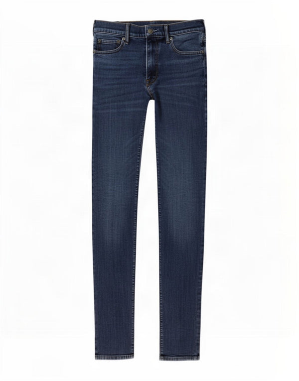 Męskie jeansy Flex Super Skinny Abercrombie & Fitch W30 L34 Granatowe, bawełniane