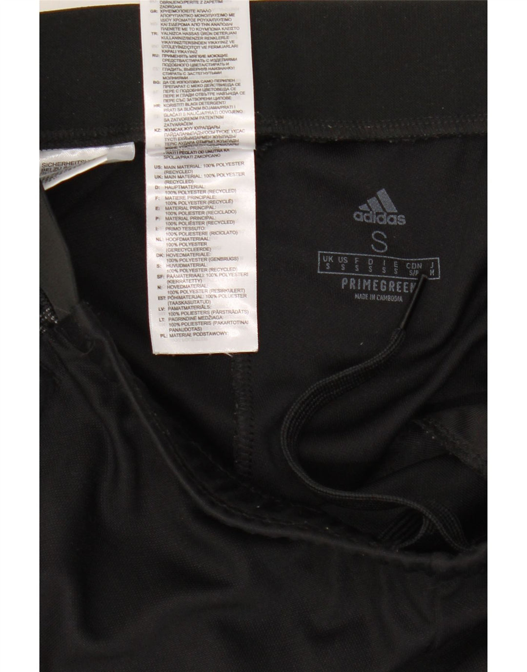 Męskie spodnie dresowe Adidas Juventus, małe, czarne, poliestrowe