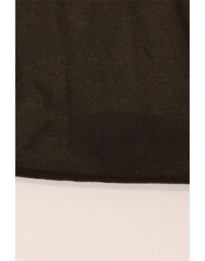 Sweter damski ZARA z otwartym kardiganem UK 10 Small Khaki, wiskoza