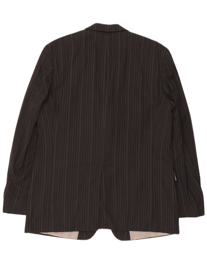 Męska marynarka zapinana na 3 guziki HUGO BOSS EU 54 2XL w czarne prążki