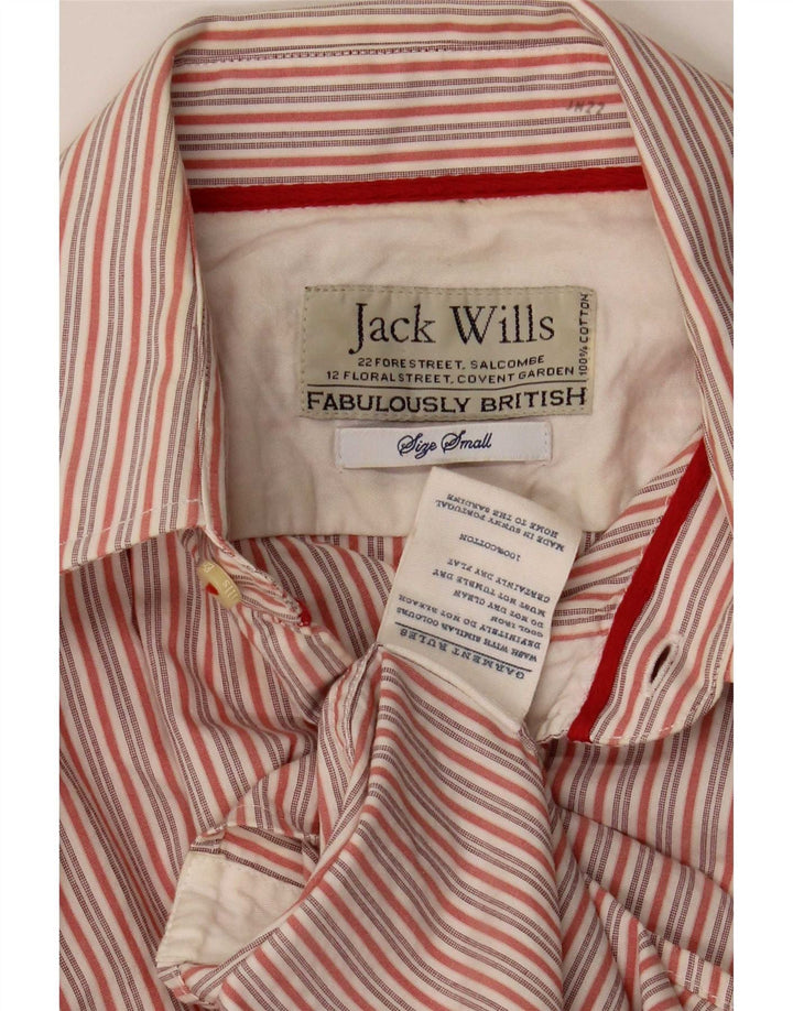 Koszula męska Jack Wills, mała, bawełniana w czerwone paski