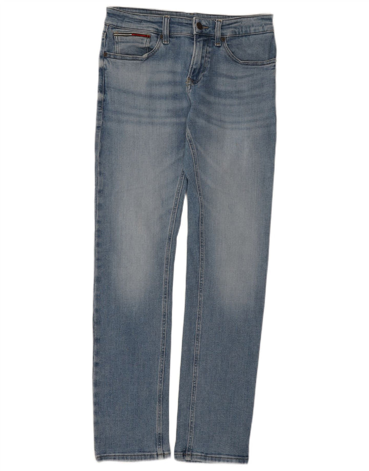 Męskie jeansy slim fit Tommy Hilfiger W30 L32 Niebieskie bawełniane