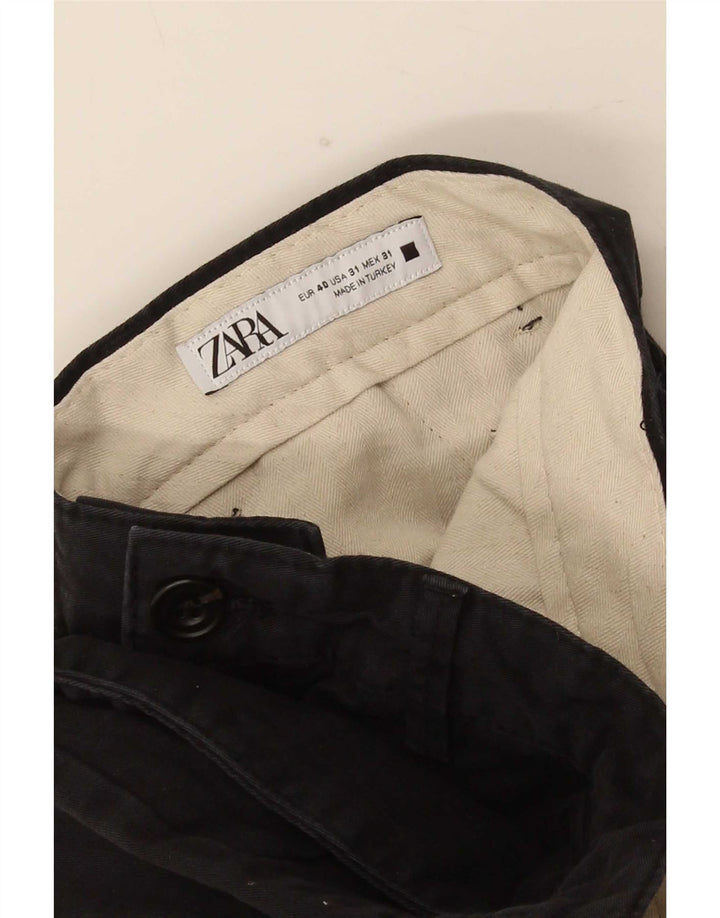 Męskie jeansy slim fit Zara EU 40 Medium W30 L28 czarne