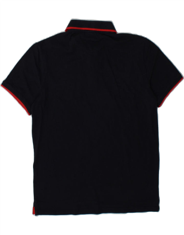 CHAMPION Mens Polo Shirt Medium Navy Blue Vintage Champion and Second-Hand Champion from Messina Hembry 
