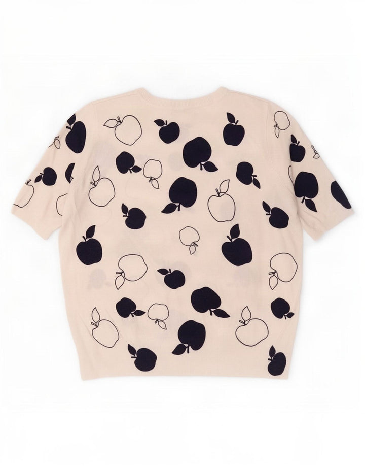 Marks & Spencer Damski sweter z wycięciem pod szyją, UK 14, duży, biały