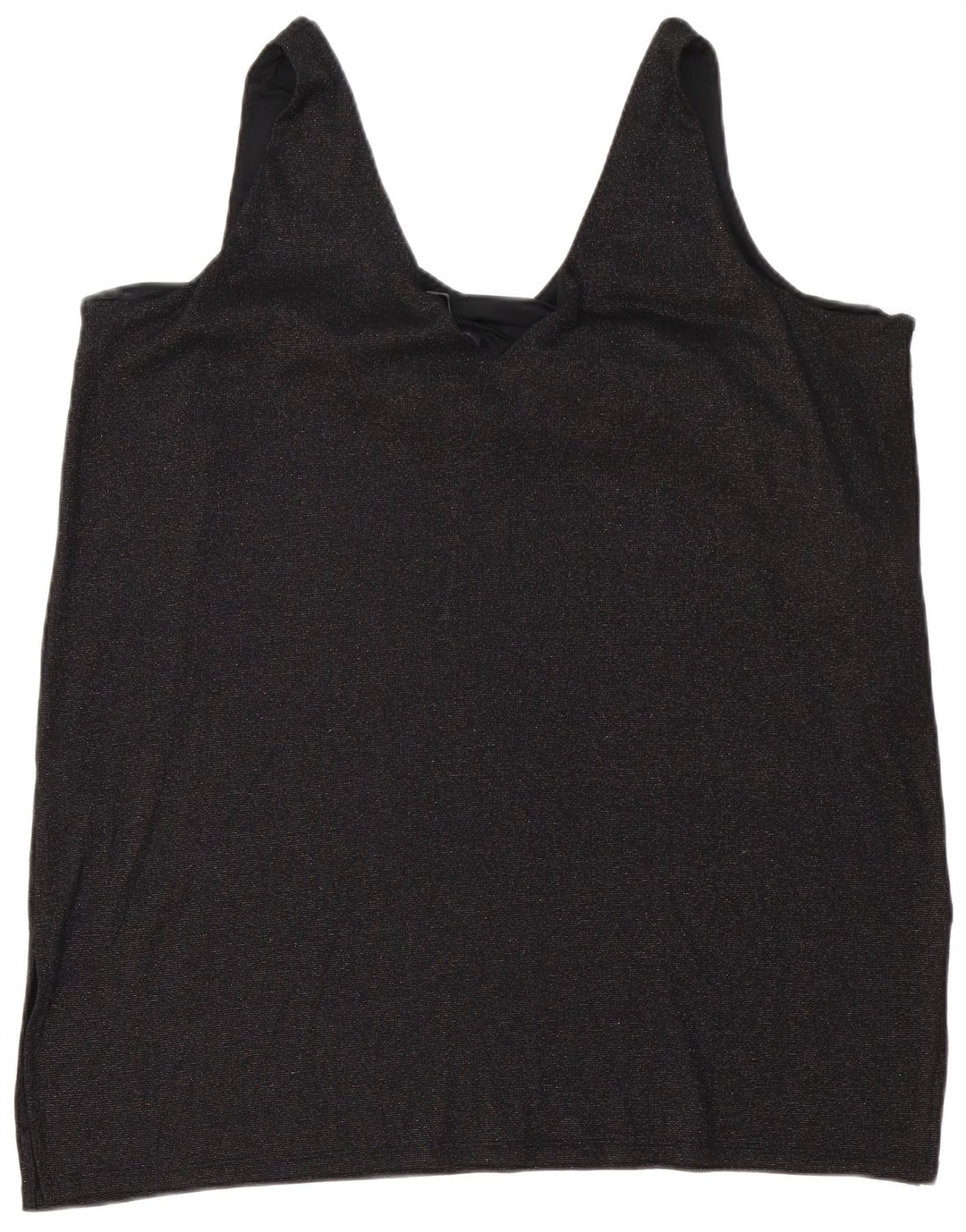 Marks & Spencer Damska sukienka-tunika bez rękawów UK 24 4XL Czarny poliester