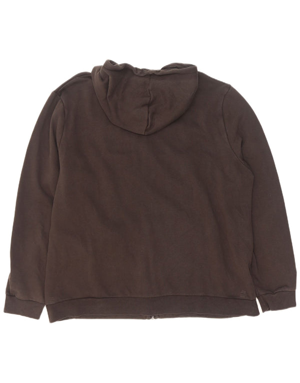 Męski sweter Puma z grafiką i zamkiem błyskawicznym, 2XL, czarna bawełna z blokami kolorów