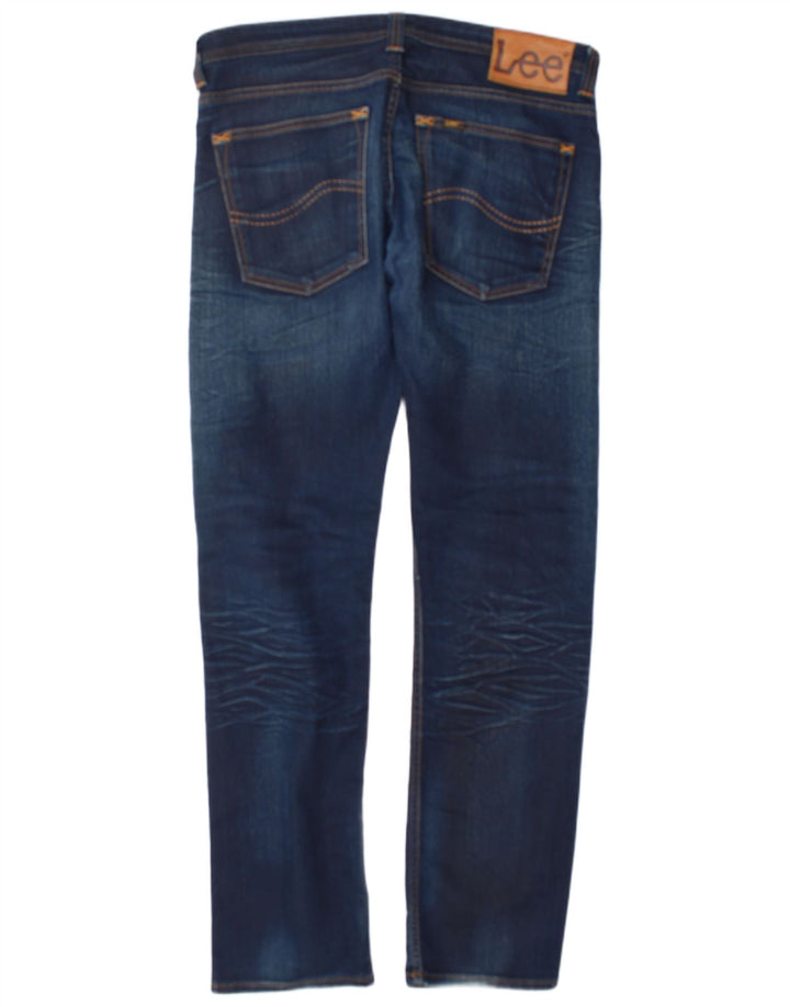 Męskie jeansy Lee Powell Slim W36 L34 Granatowa bawełna