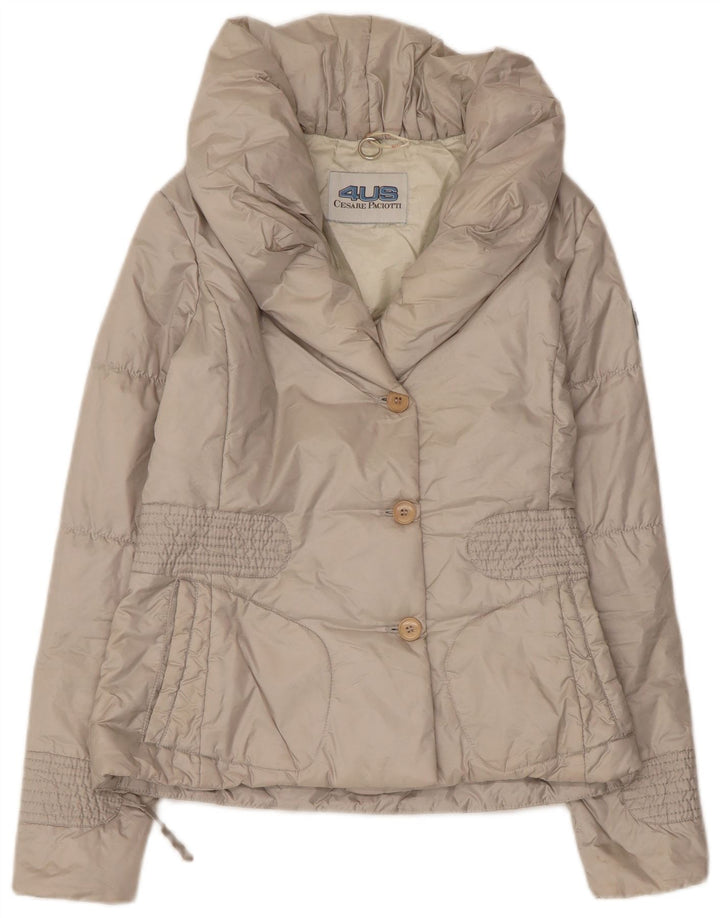 Damska ocieplana kurtka CESARE PACIOTTI 4US IT 42 Średni szary poliamid