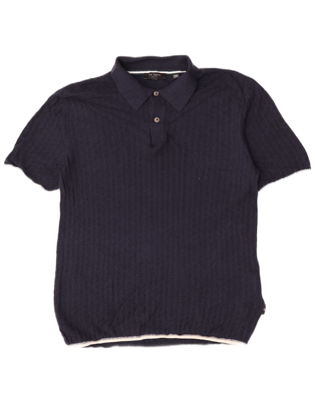 Męski sweter polo Ted Baker, rozmiar 3, średni granatowy