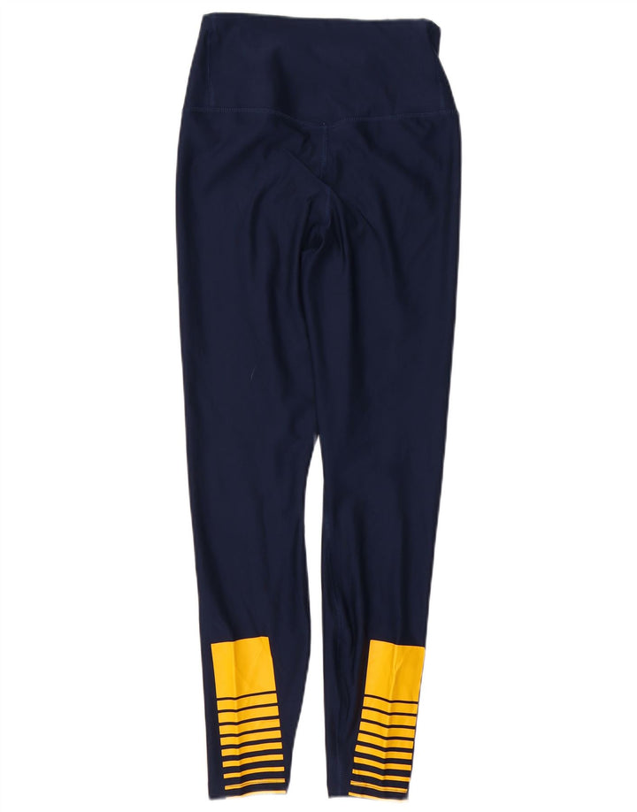 Damskie legginsy NIKE Dri Fit UK 12, średni granatowy poliester