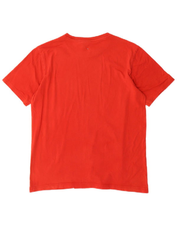 Chłopięcy T-shirt z grafiką Champion, 15-16 lat, 2XL, czerwony