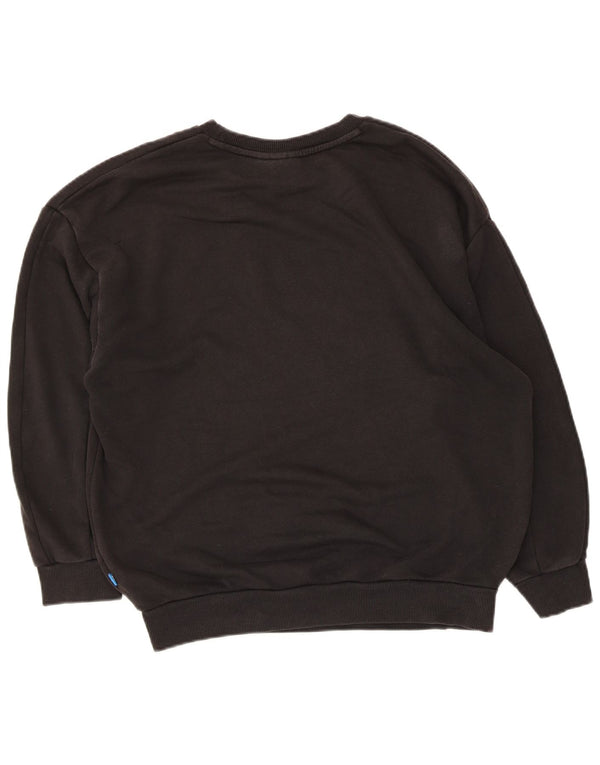 Damska bluza Adidas Graphic Oversized Sweter UK 12 Średnia czarna bawełna