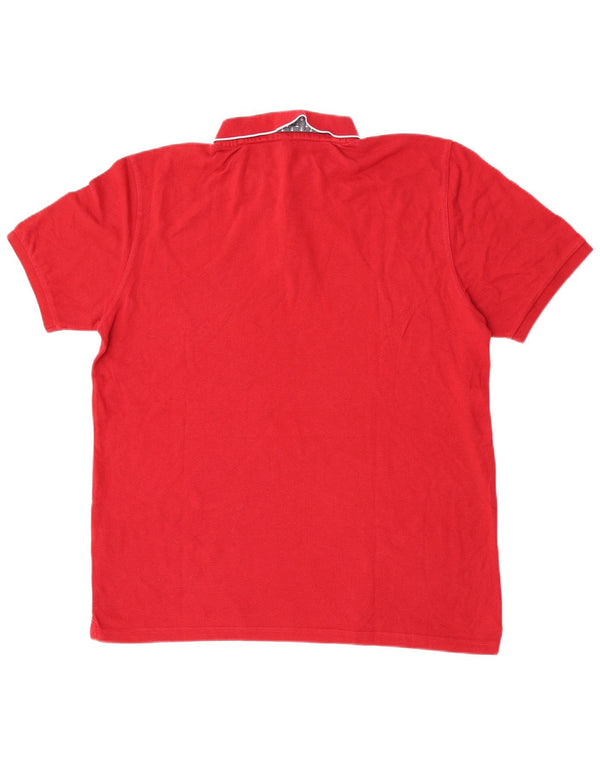 Męska koszulka polo Elvstrom XL, czerwona, bawełniana