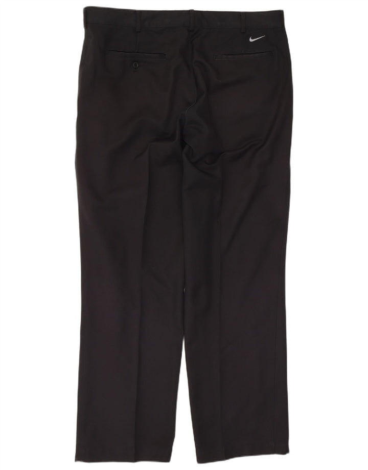 Męskie spodnie typu chino NIKE Dri Fit W36 L32, czarny poliester