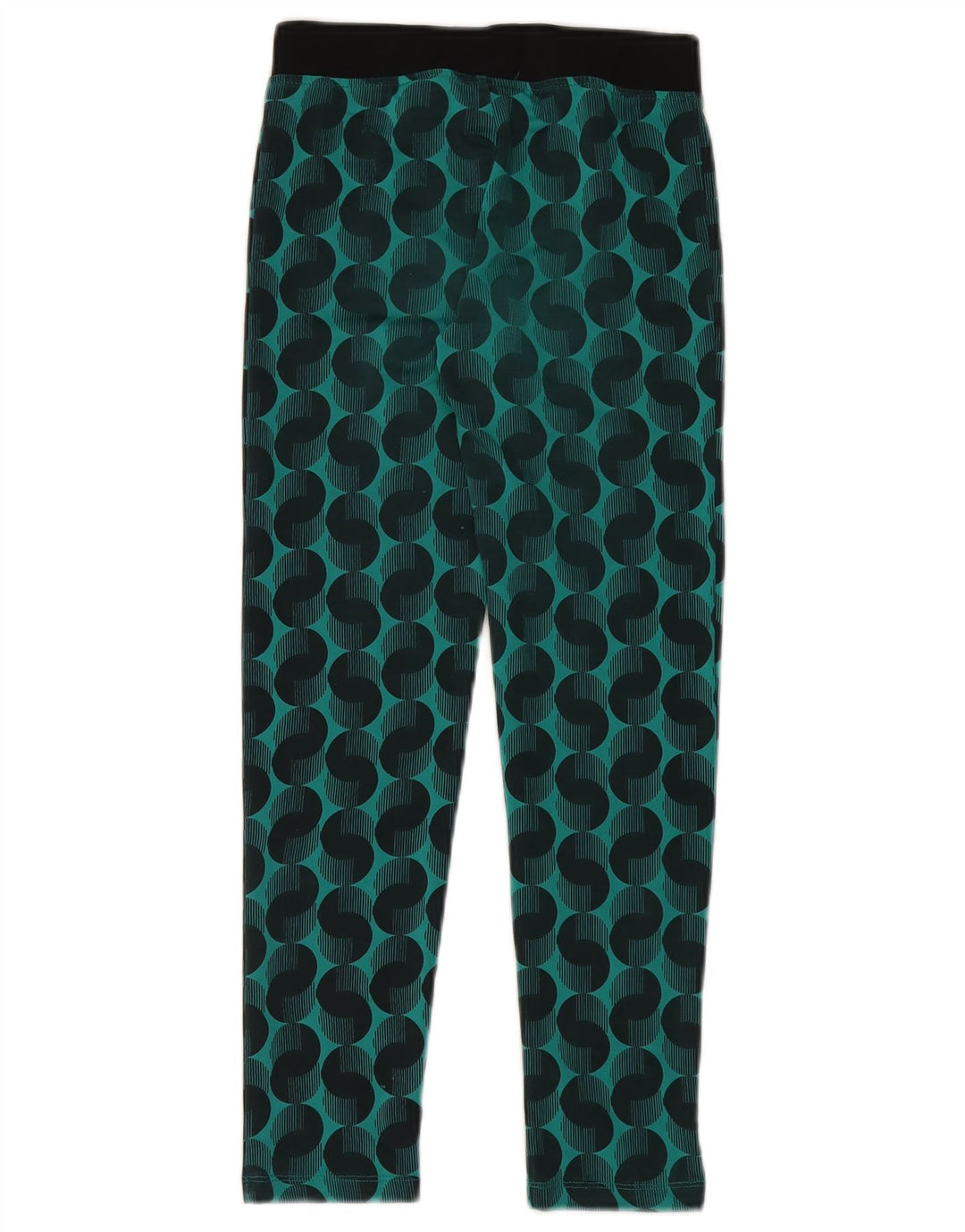 Legginsy Puma Dziewczęce 9-10 lat Średniozielony geometryczny poliester